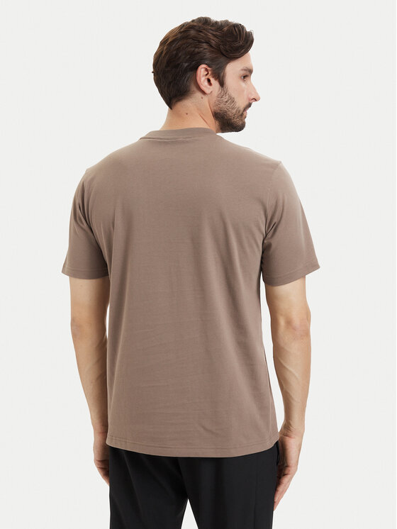 adidas adidas Тишърт Essentials Linear KF2390 Бежов Regular Fit