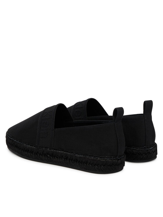 Calvin Klein Calvin Klein Espadrilky Oblique Espadrille Webbing HW0HW02934 Čierna