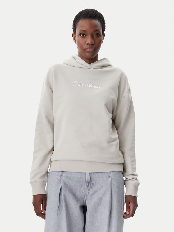 Calvin Klein Calvin Klein Mikina Hero Logo K20K205449 Šedá Regular Fit