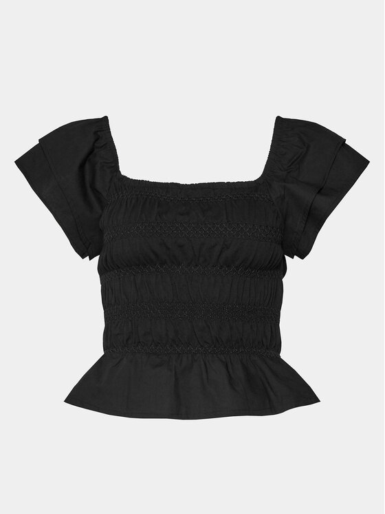 Brave Soul Brave Soul Majica LWT-624CERYS Crna Straight Fit