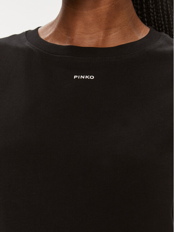 PINKO Pinko T-Shirt 100373 A1N8 Μαύρο Regular Fit
