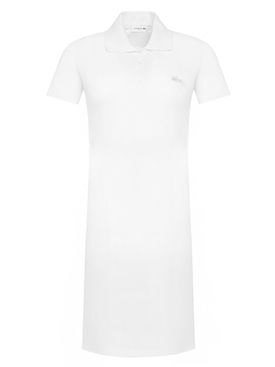 Lacoste Lacoste Повсякденна сукня EF5473 Білий Slim Fit