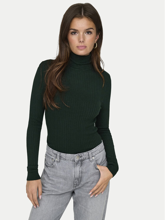 ONLY ONLY Dolcevita Karol 15165075 Verde Slim Fit