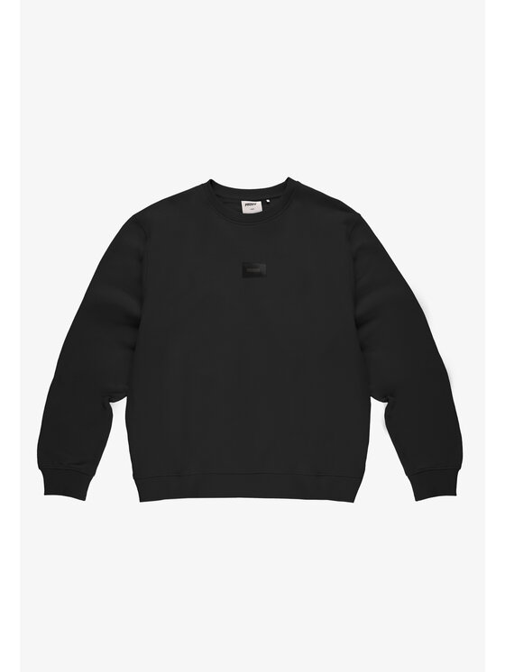PROSTO. PROSTO. Bluza Jacquard Label Czarny Oversize
