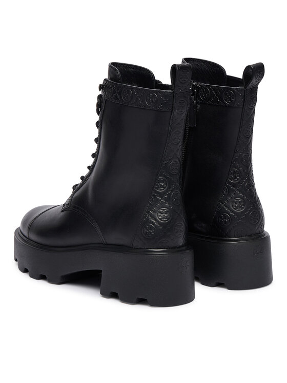 Tory Burch Tory Burch Schnürstiefeletten T Monogram Lug 178112 Schwarz