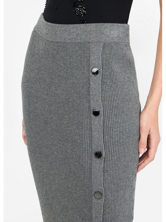 Liu Jo Liu Jo Gonna maxi MF5372MS99E02050 Grigio Slim Fit