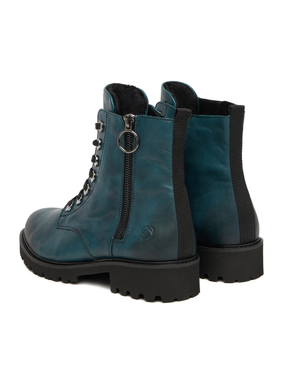 Remonte Remonte Schnürschuhe D8671-12 Türkisfarben