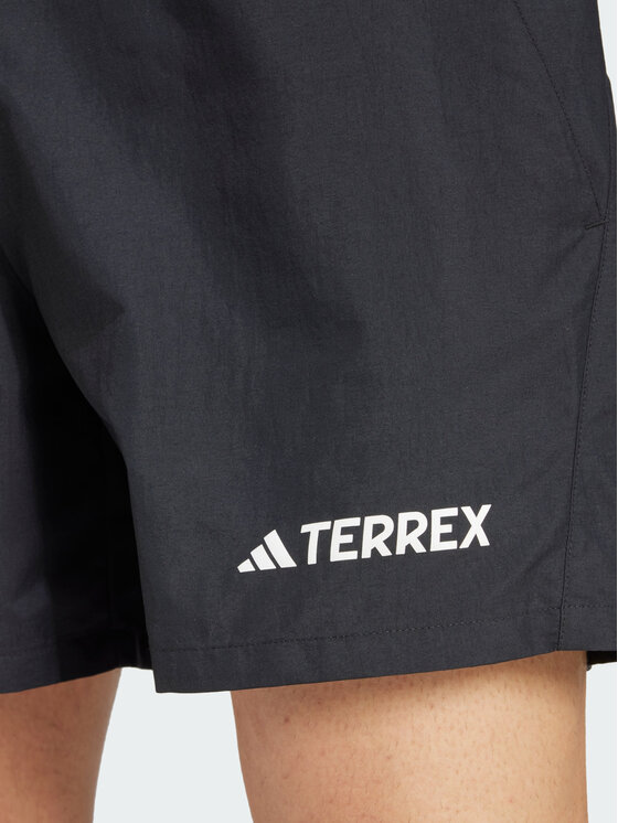 adidas adidas Szorty sportowe Terrex Multi Czarny Regular Fit