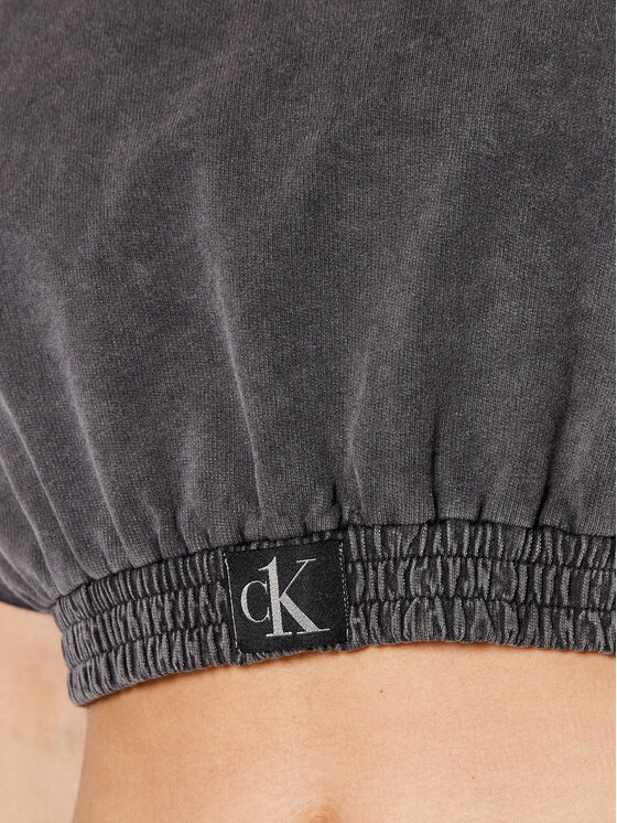 T-shirt KW0KW01780 Grigio Cropped Fit