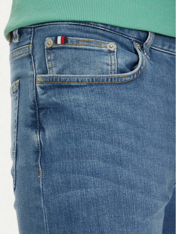 Tommy Hilfiger Tommy Hilfiger Blugi Bleecker MW0MW38823 Albastru Slim Fit
