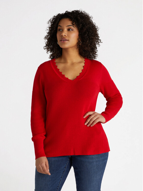 Fiorella Rubino Fiorella Rubino Cardigan M412L007773N016 Rosso Regular Fit