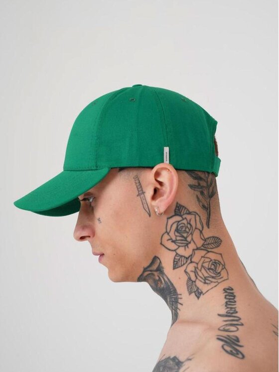 Machinist Machinist Czapka Czapka Z Daszkiem Baseball Zielona Machinist Basic Cap uni Zielony