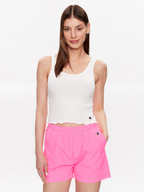 Champion Top 116155 Alb Slim Fit