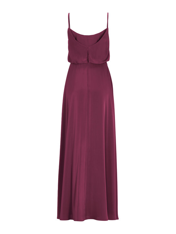 Hey Kyla Hey Kyla Sukienka wieczorowa 5AI074HK Bordowy Regular Fit