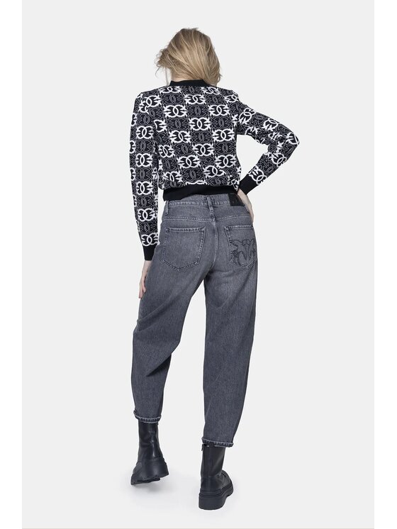PINKO PINKO Πουλόβερ Gypsies Λευκό Regular Fit