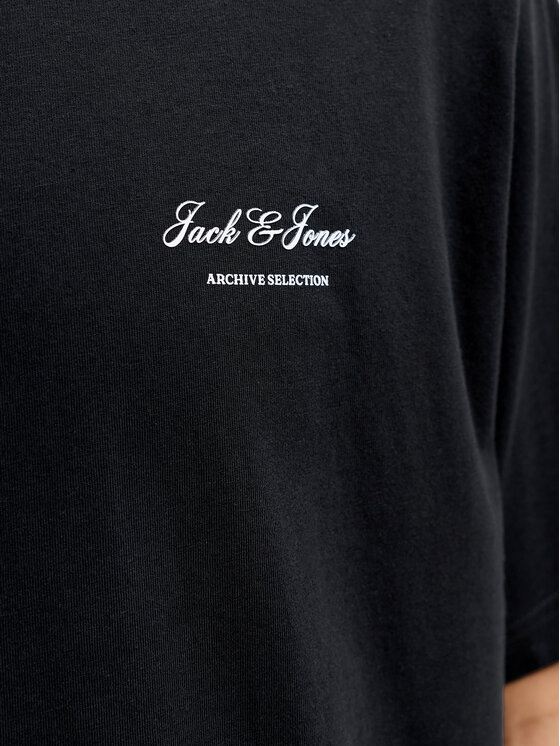 Jack & Jones Jack & Jones T-Shirt Earchive 12297647 Černá Regular Fit