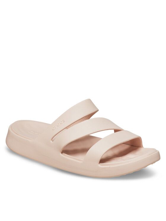 Crocs Crocs Şlapi Getaway Strappy 209587 Écru