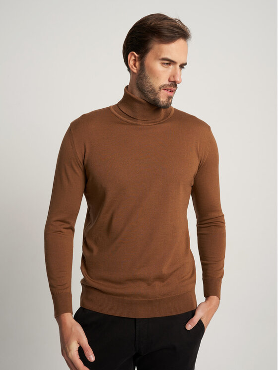 Sweter Willsoor, Rozmiar XXL, Brązowy, 71891