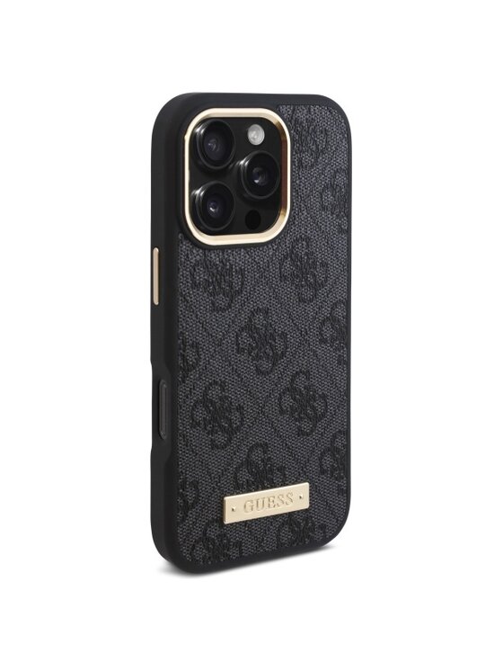 Guess Guess Etui na telefon iPhone 16 Pro Czarny