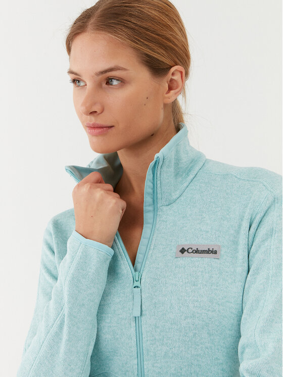 Columbia Columbia Fliso džemperis W Sweater Weather™ Full Zip Žalia Regular Fit