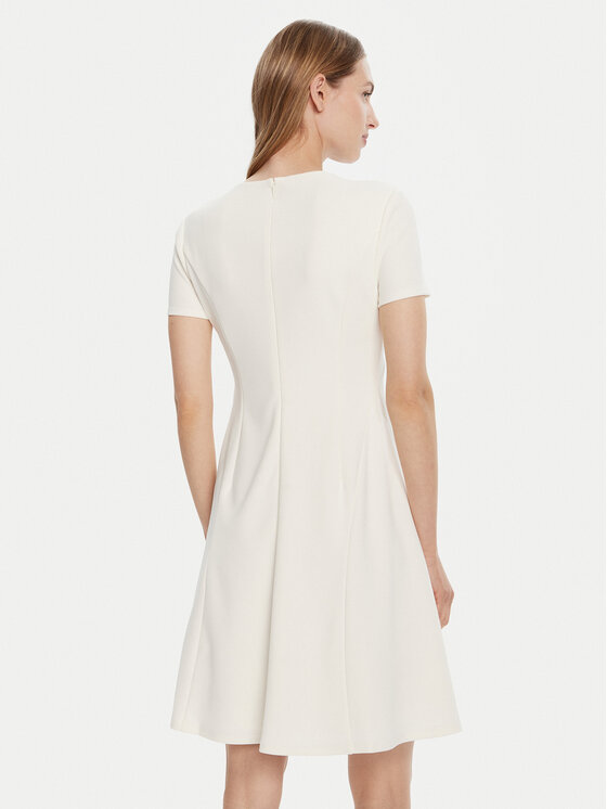 Calvin Klein Calvin Klein Kokteilinė suknelė LV044C064G Écru Slim Fit