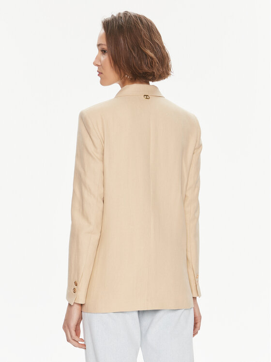 TWINSET TWINSET Sacou 241TP2560 Bej Regular Fit