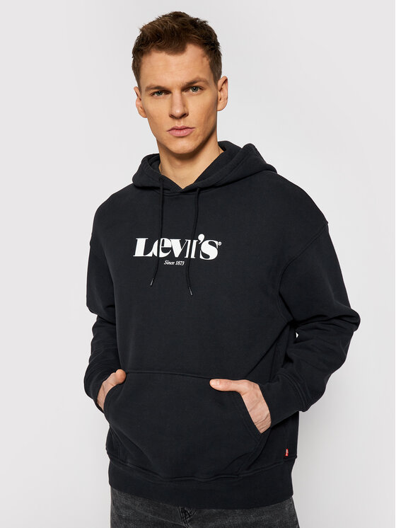 Levi's® Levi's® Mikina Graphic 38479-0039 Čierna Relaxed Fit
