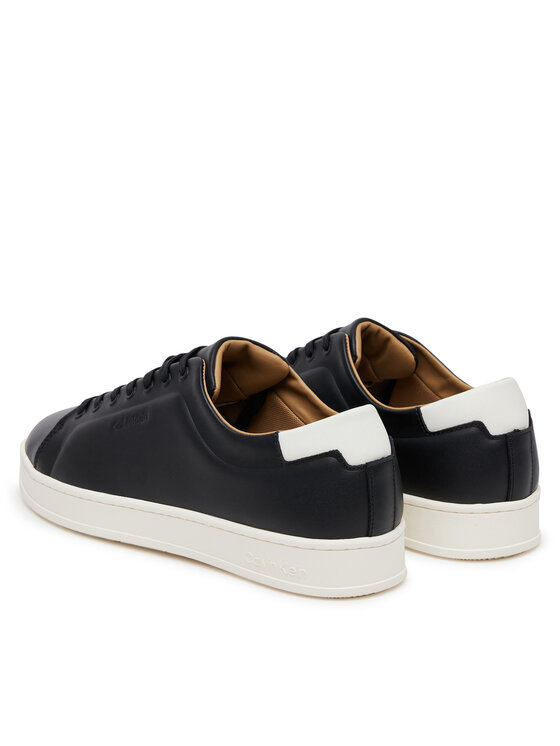 Calvin Klein Calvin Klein Laisvalaikio batai Pure Low Laceup Cupsole Hf Lth HM0HM01859 Juoda