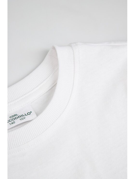 Coccodrillo Coccodrillo T-Shirt ZC6143217VBB-001 Biały Regular Fit