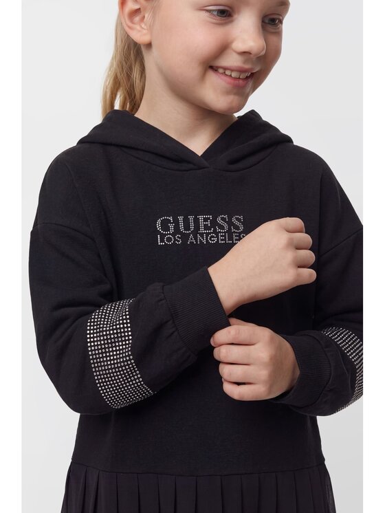 Guess Kids Guess Kids Sukienka codzienna 185302 Czarny Classic Fit