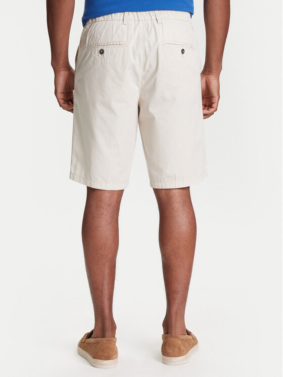 United Colors Of Benetton United Colors Of Benetton Szorty materiałowe 4W3LU9014 Beżowy Regular Fit