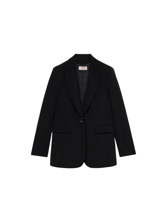 Oltre Oltre Giacca da abito Q800R004596N033 Nero Slim Fit