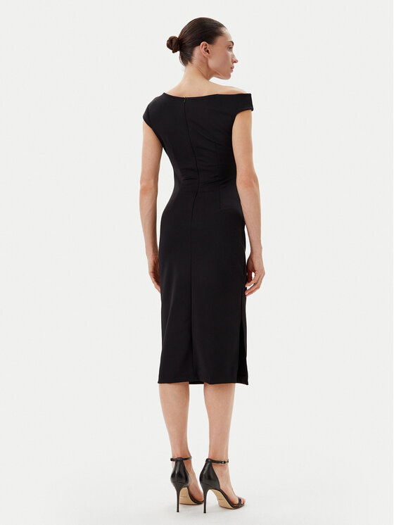 Rinascimento Rinascimento Rochie cocktail CFC0123797003 Negru Regular Fit