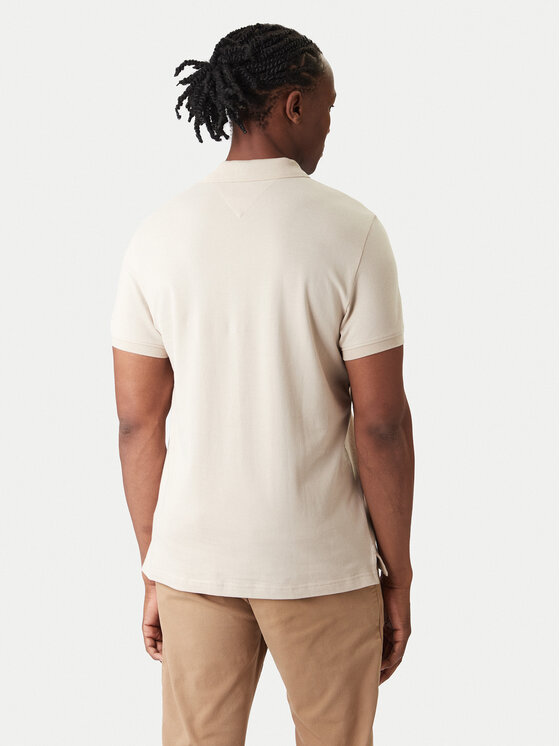 Tommy Jeans Tommy Jeans Poloshirt DM0DM20676 Beige Slim Fit