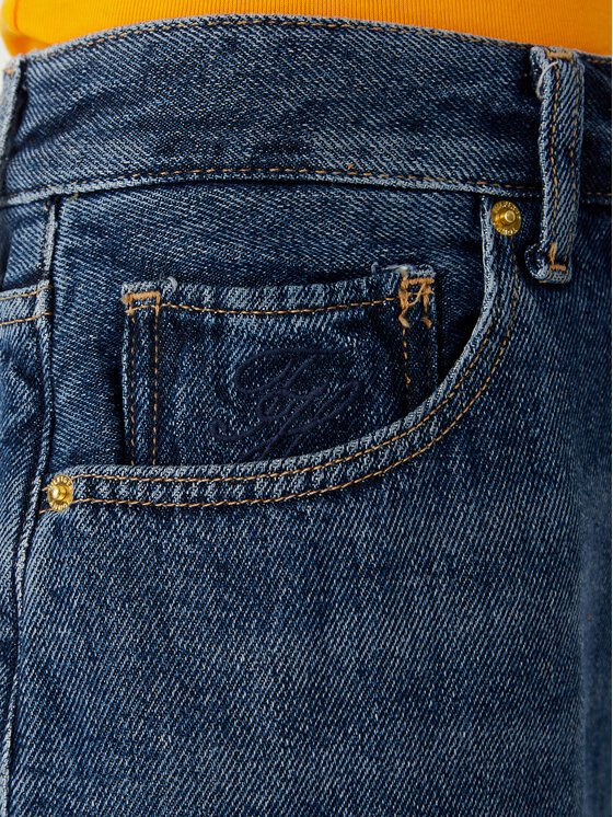 Tommy Hilfiger Tommy Hilfiger Szorty jeansowe WW0WW48597 Niebieski Relaxed Fit