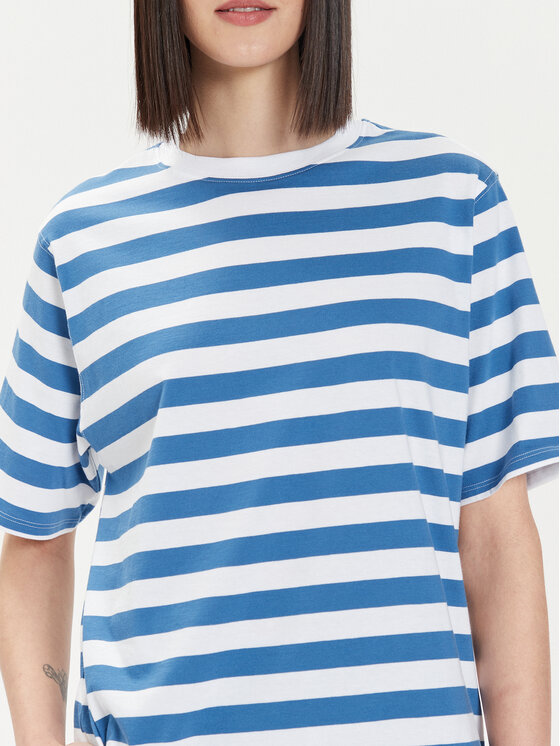 United Colors Of Benetton United Colors Of Benetton Majica 34KUD107E Modra Comfort Fit
