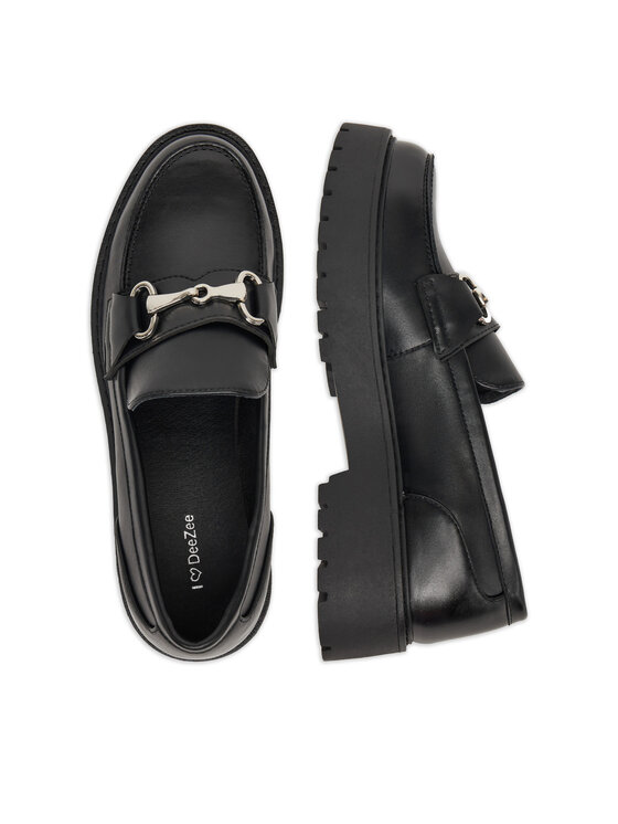 DeeZee DeeZee Loafersy 18638-14 Czarny