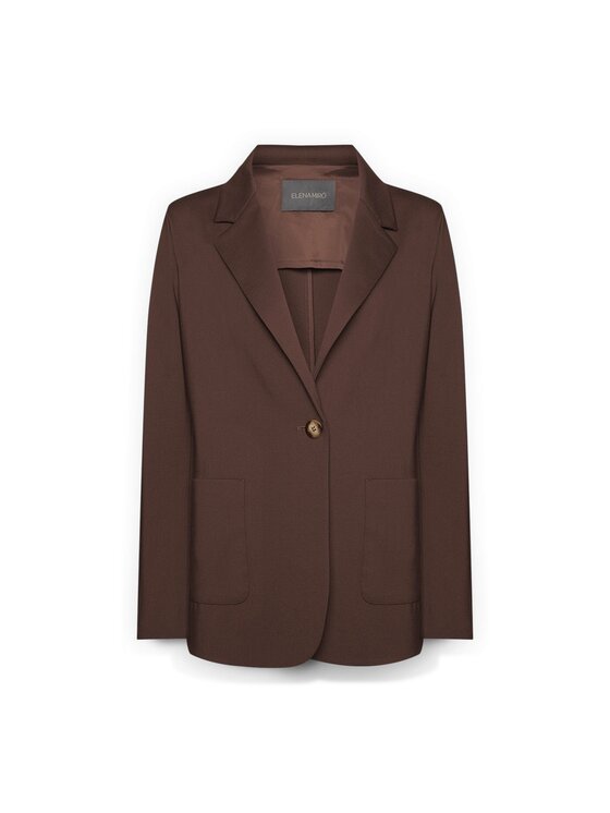 Elena Mirò Elena Mirò Giacca da abito R053P200152N058 Marrone Regular Fit