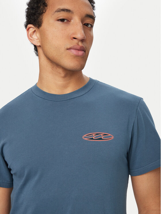 Billabong Billabong Póló Since 73 Poster EBYZT00504 Sötétzöld Regular Fit