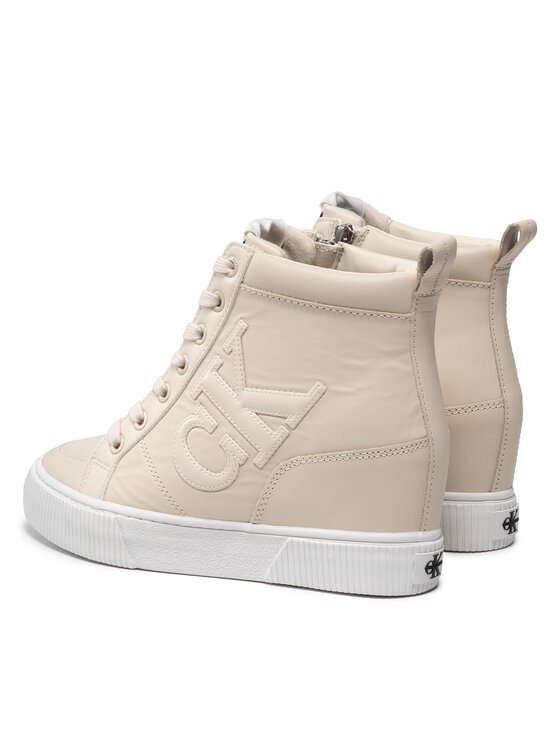 Calvin Klein Jeans Sneakers Hidden Wedge Sneaker YW0YW00438 Bej