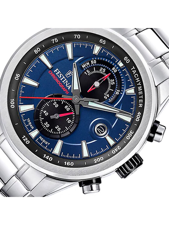 Festina Festina Zegarek F20694-5 Srebrny