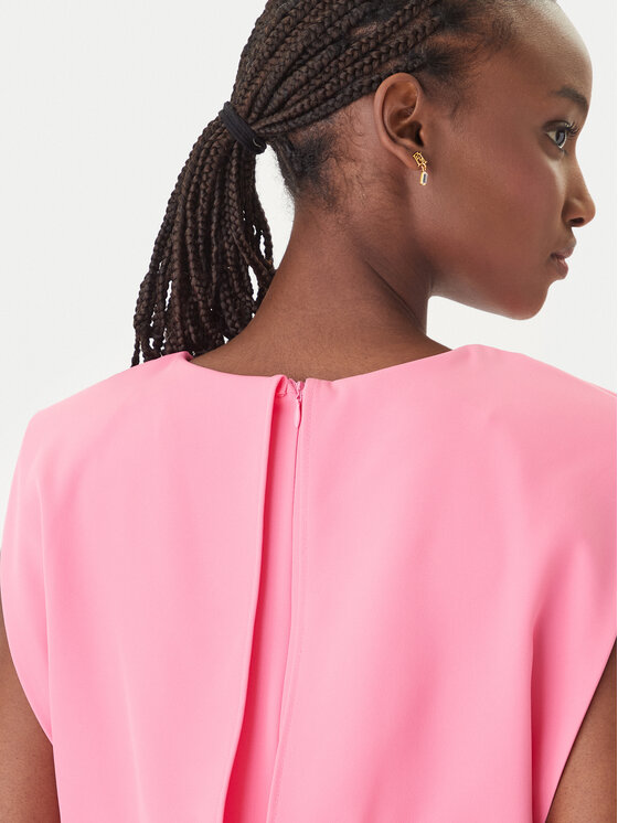 Rinascimento Rinascimento Cocktail obleka CFC0127570003 Roza Slim Fit