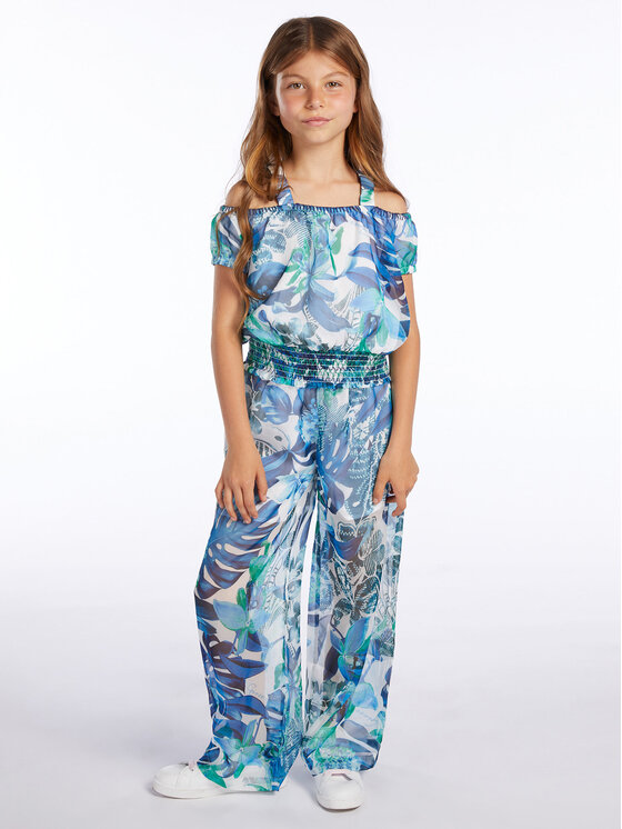 Guess Guess Majica J3GH00 WA2T0 Plava Regular Fit