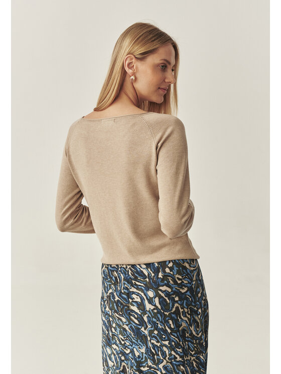 TATUUM Tatuum Sweter BROOKE Beżowy Classic Fit