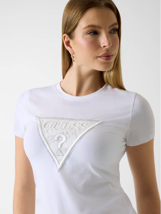 Guess Guess T-Shirt 181492 Biały Classic Fit