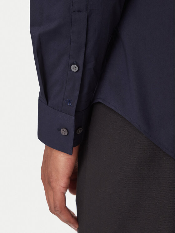 Calvin Klein Calvin Klein Košeľa Essential LV019EU001 Tmavomodrá Regular Fit