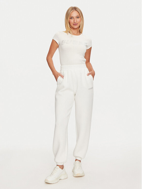 Guess Guess Тишърт V4BI16 KCIV1 Екрю Regular Fit