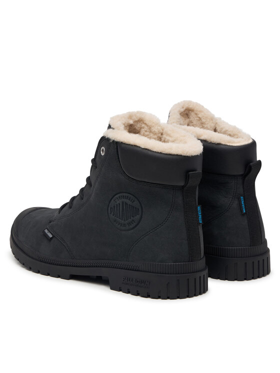Palladium Palladium Outdoorová obuv Sp20 Cuff Lth Wp Wl 79067-008-M Čierna