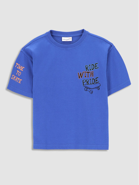 Coccodrillo Tricou WC3143202SKK Bleumarin Regular Fit