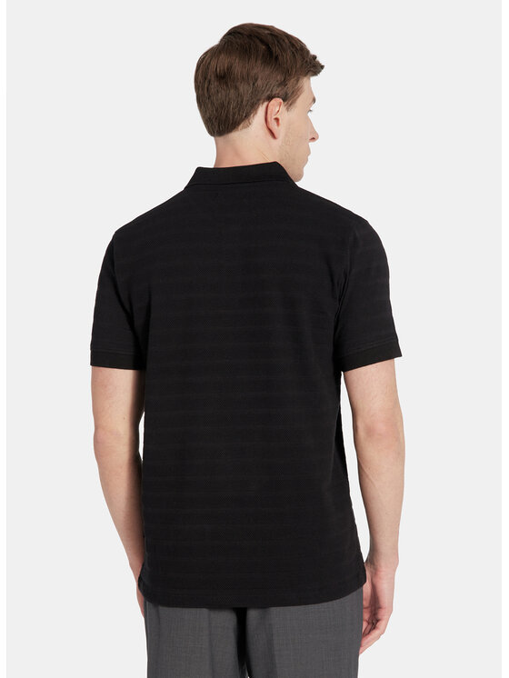 Pako Lorente Pako Lorente Polo P25WF-TX-001 Czarny Classic Fit